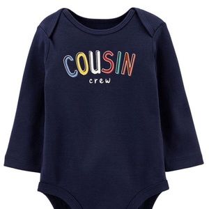 Cousin Crew Long Sleeve Bodysuit